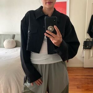NWT COS Oversized Cropped Wool Jacket